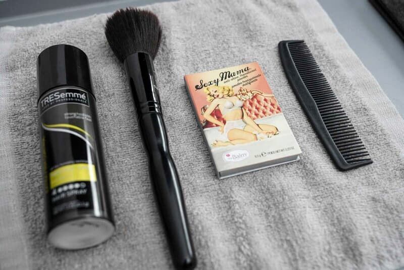 Makeup brushes and supplies